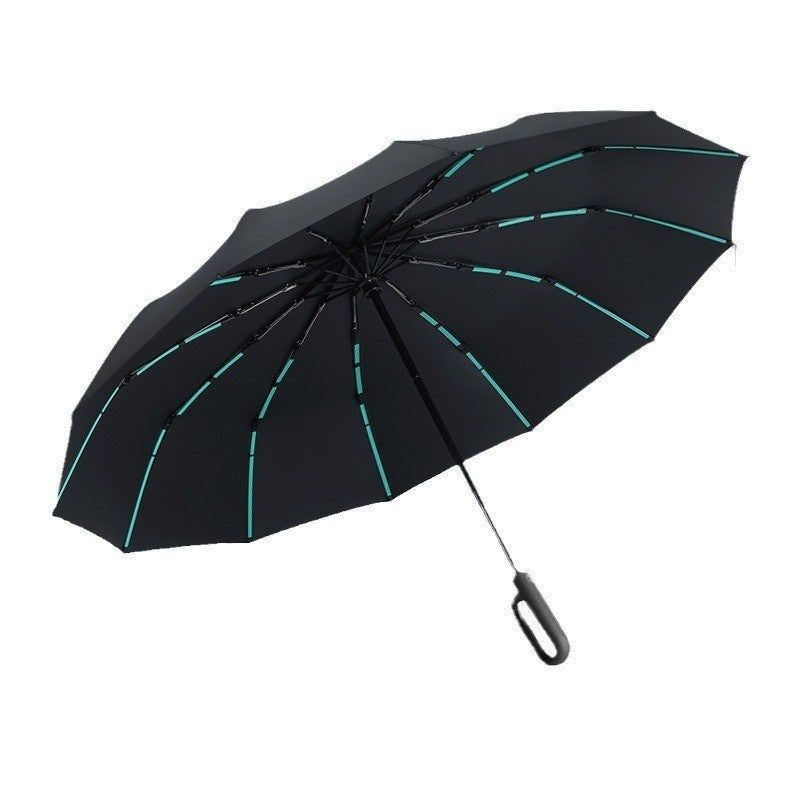 72 Automatic Buckle Umbrellas Portable Plus-sized Thickened